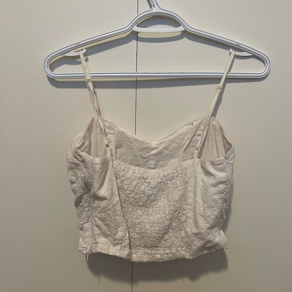 White Crop Top - Picture 2 of 4